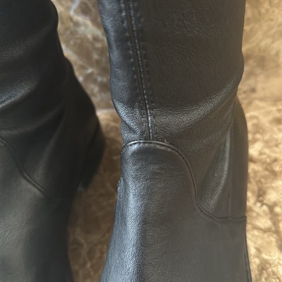 Stuart Weitzman Over-the-Knee Lowland Boots Black Size 5 EUC - Picture 6 of 12